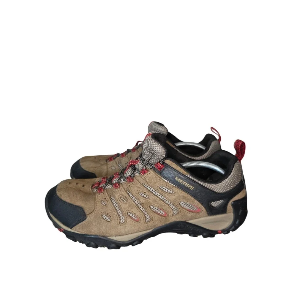 Merrell Crosslander 2 Hiking Shoes Mens 11.5 Brown Suede Trail Outdoor Lace Up